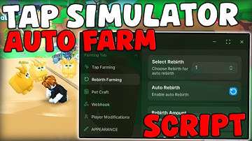 [🔥OP] Roblox Tap Simulator Script Auto Farm, Auto Rebirth & MORE Pastebin 2025