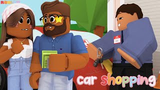 Getting a NEW FAMILY CAR! *SCAMMED*  Roblox Family Roleplay #roleplay #roblox