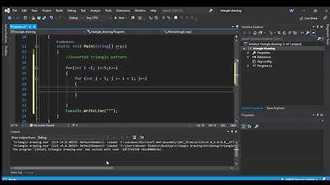 simple triangle drawing (Inverted)