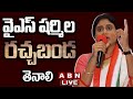 Live: APCC Chief YS Sharmila's Racchabanda in Tenali
