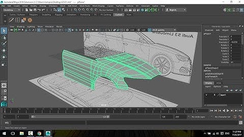 Maya car modeling - modeling audi s3- part 1
