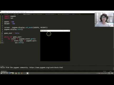 GUI tutorial using pygame library - YouTube