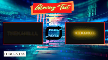 Tutorial Membuat Animasi Text Glowing Keren❗❗  Bisa Nyala❗ Menggunakan HTML & CSS