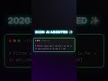Coding in 2020 vs 2026 💀 #ai #coding  #programming #shorts