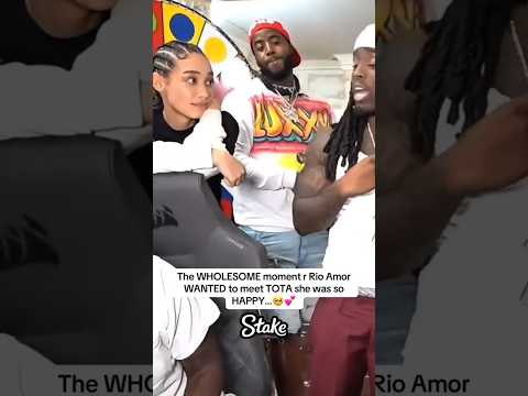 The WHOLESOME Moment R Rio Amor WANTED To Meet TOTA She Was So HAPPY Kaicenat Tota Shorts 