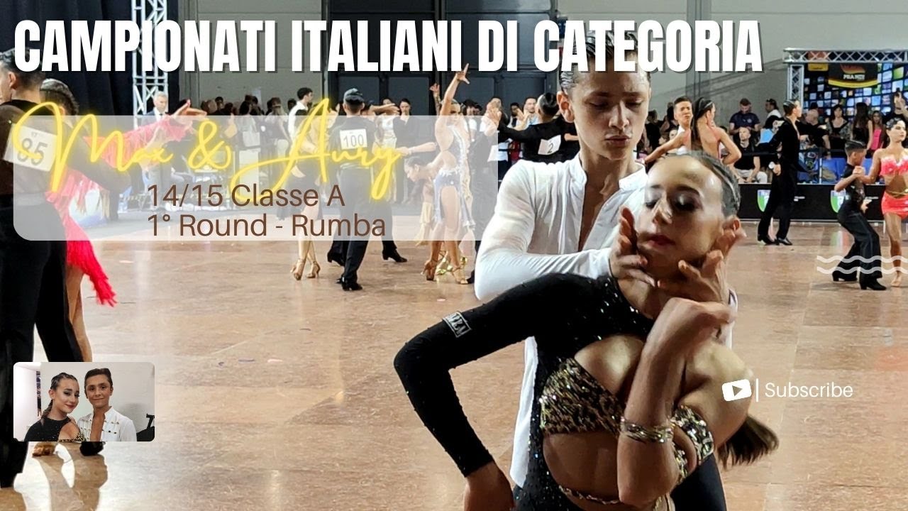 CAMPIONATI ITALIANI DI CATEGORIA FIDS 2023 - 14/15 anni - Classe A - 1° Turno - Rumba