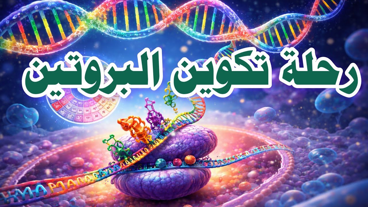 الشفرة الوراثية وخطوات تكوين البروتين – شرح خطوة بخطوة  بشكل علمي 