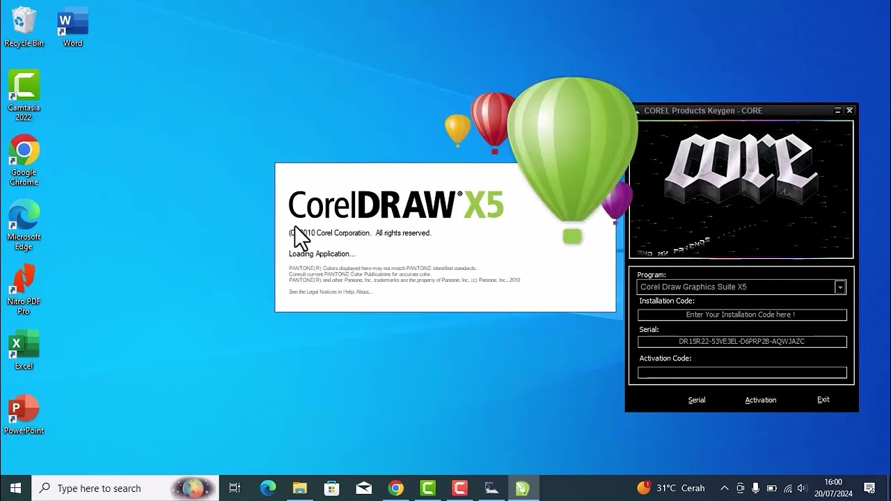 ⁣Cara Install Corel X5