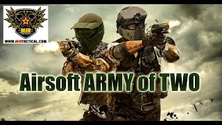 Airsoft Army of Two vs. Army of Cheats  - Airsoft Gameplay