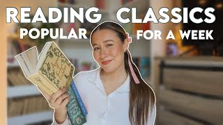 reading popular classics for the first time | reading vlog