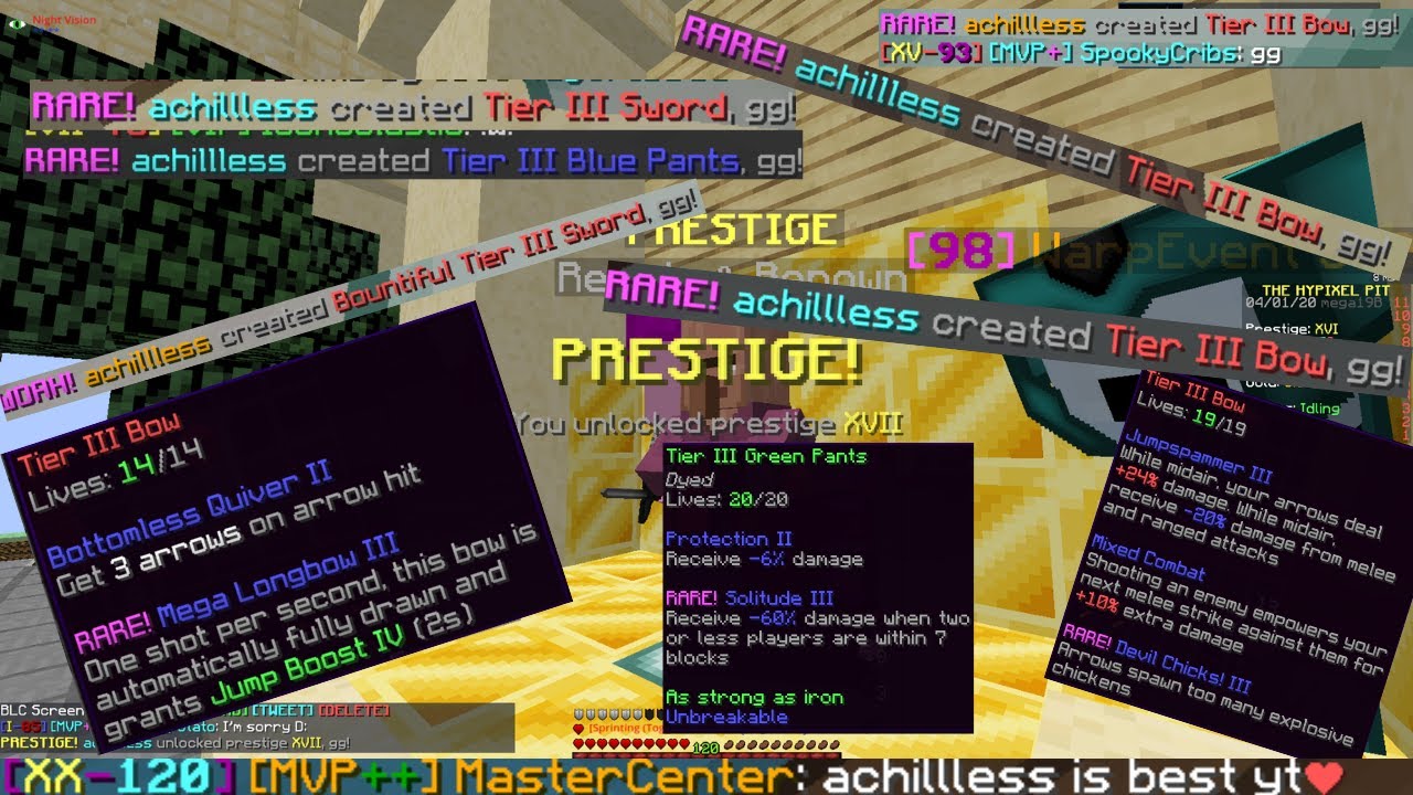 (RARES) [on] (RARES)?!? 35 Minute Chill Hypixel Pit Enchanting video