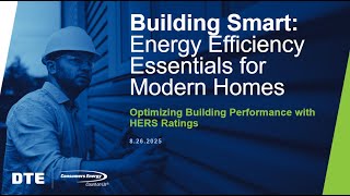 Building Smart Series | Optimizing Building Performance with HERS Ratings
