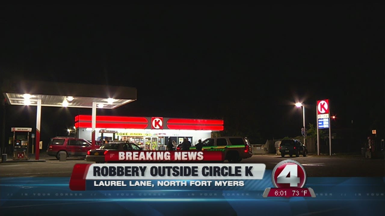 Robbery outside Circle K - YouTube