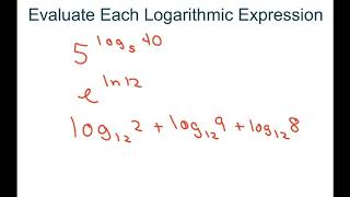 How To Evaluate Logarithms. Part 3
