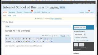The Internet School Trackbacks Wordpress