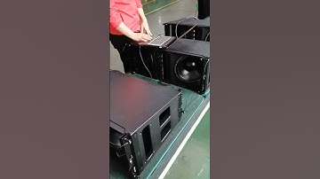 Double 10 inch line array speaker for outdoor show
