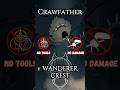 CRAWFATHER HITLESS/NO DAMAGE WANDERER CREST #hollowknightsilksong #hollowknight #silksong #gameplay