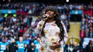 Singing the National Anthem at Wembley Stadium | Deb Orah BTS