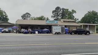 Shopping spree begins at historical Hiway 80 Garage Sale