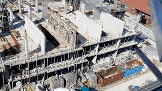 The walls are coming up, plus some much more. #revitalization #community #construction #cranes