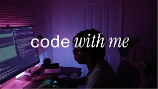 code with me | cozy coding vlog, sql databases, typescript