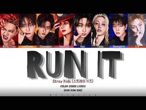 Stray Kids - RUN IT Color Coded Lyrics (Han/Rom/Eng)