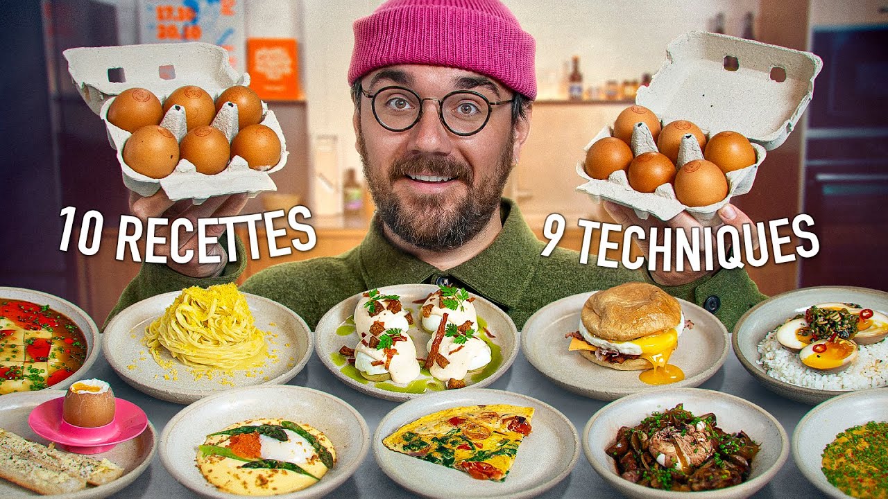 10 recettes et techniques pour cuisiner les œufs 👀 œufs parfaits, confits, pochés, brouillés…