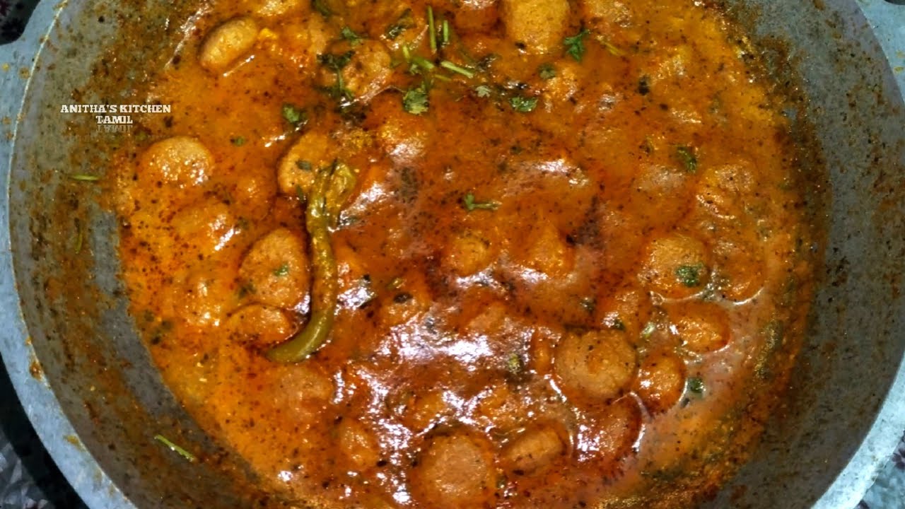 Meal Maker Gravy For Chapathi/Soya Chunks Curry/How to make Meal Maker