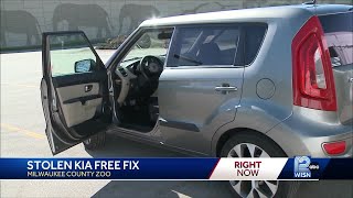 Kia installing anti-theft software on cars at Milwaukee County Zoo clinic screenshot 3