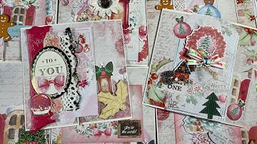 Stash Busting Christmas Lets Create Some Embellishments for cards part 2