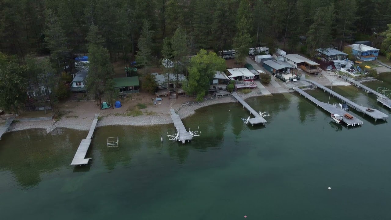 There are a few Boat Launches on the main road.