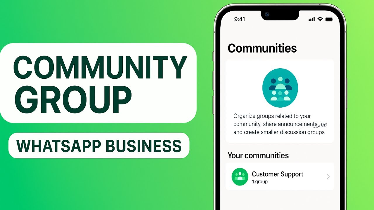 How To Create COMMUNITY GROUP in WhatsApp BUSINESS (2025) - YouTube