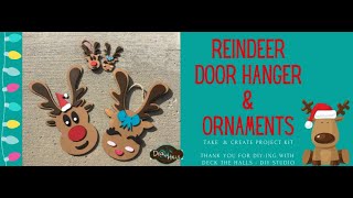 DIY with Deck the Halls - Reindeer Door Hanger