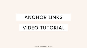 How To Add Anchor Links To Your DIVI Wordpress Website Video Tutorial #divi #wordpress #tutorial