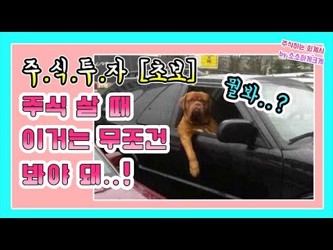 [주식초보] 주식 살 때 꼭 봐야할 3가지 - 1부[<strong>주식투자</strong> <strong>기초</strong>][주식초보강의]