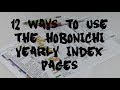 Ways to Use the Hobonichi Cousin Yearly Index