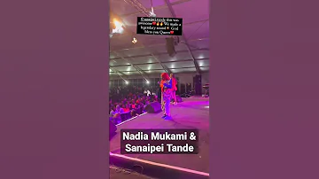 Nadia Mukami & Sanaipei Tande Performing their Hit Song "Wangu"