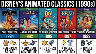 EVERY Disney Animated Movie (1990s)