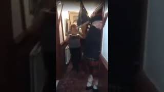 Address to the haggis. Pipe Major Robert Blackmore. Gareth Butler