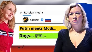 Big Drama! Russian media crosses all limits as Putin meets Modi in India | Karolina Goswami