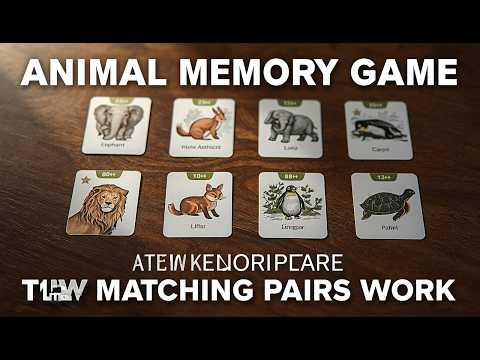 How Animal Memory Games Work: The Science Behind Matching Pairs