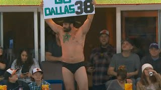 Vernon Fiddler's Friend Loses Bet Has to Wear Speedo