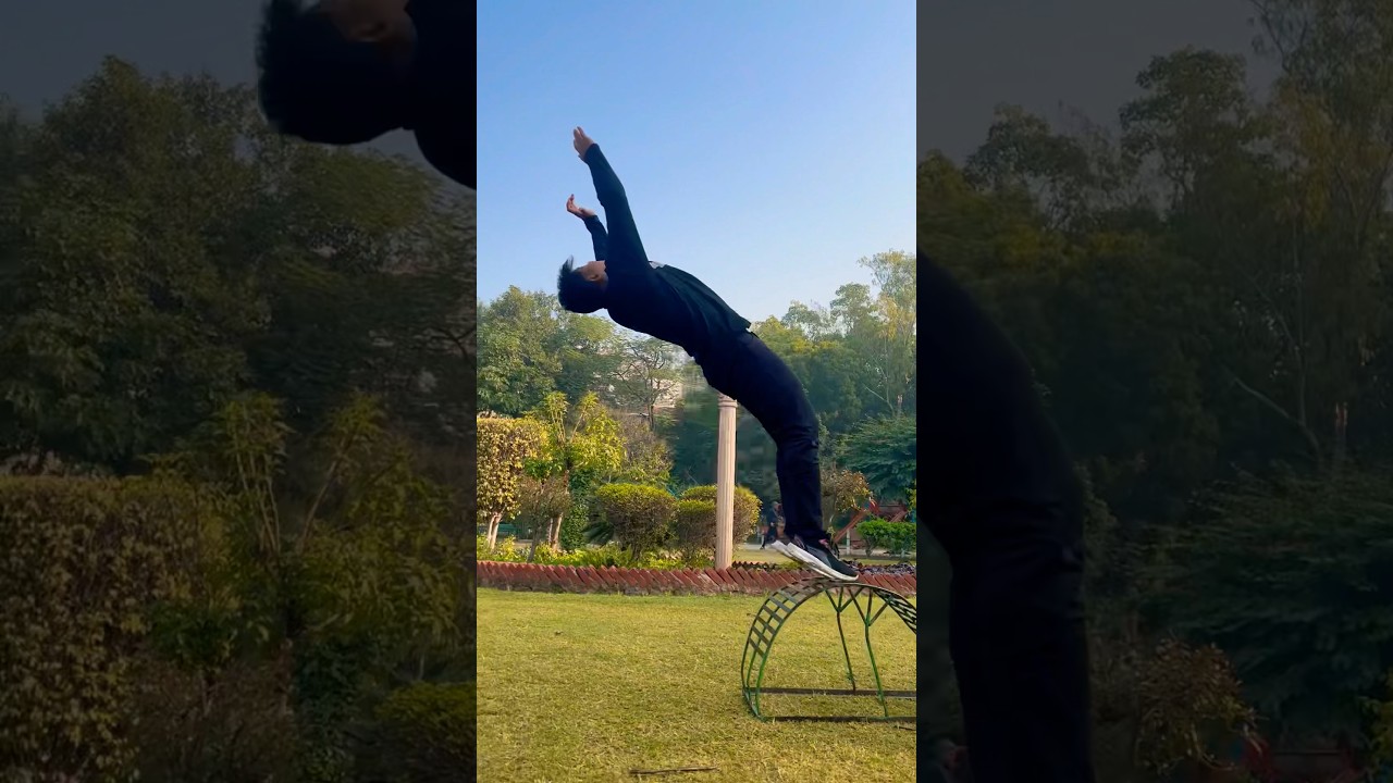 Wow 🤩 backflip 😱 in park 