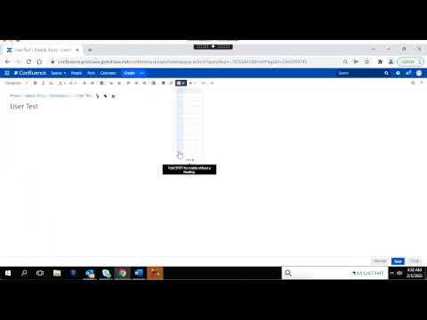 How to Make User Testing Template in Confluence