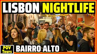 Nightlife in LISBON, Portugal | BAIRRO ALTO District