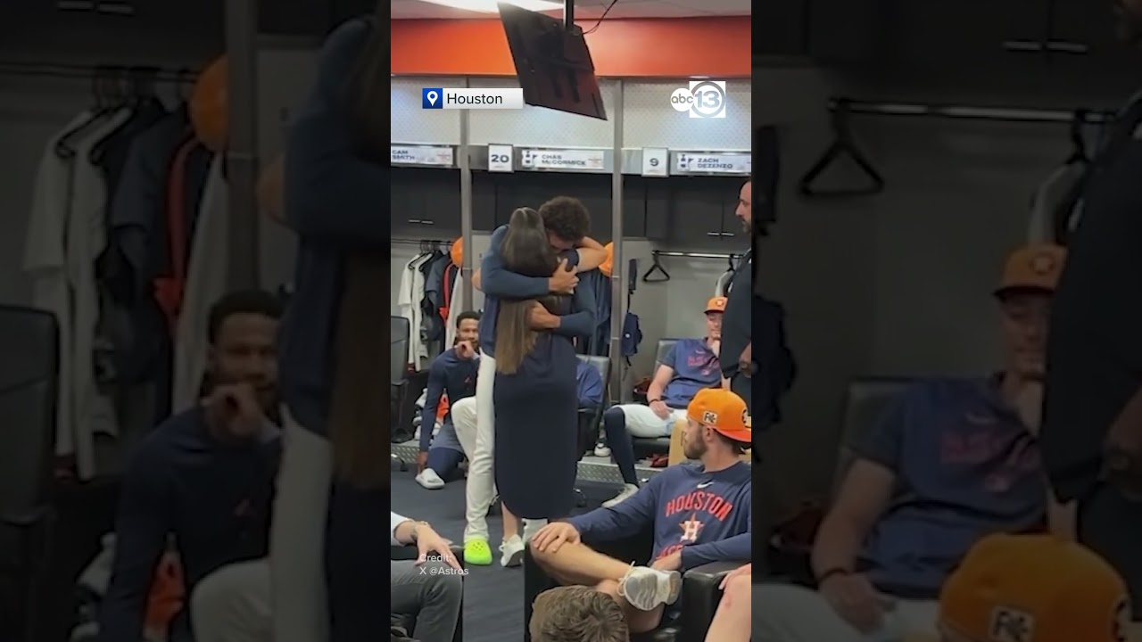 That moment prospect Cam Smith found out he's on the Astros