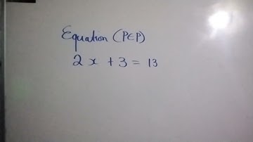 PEP MATHS EQUATION 2023