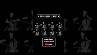 #SHORT Schindlers List John Williams, cover for cello octet