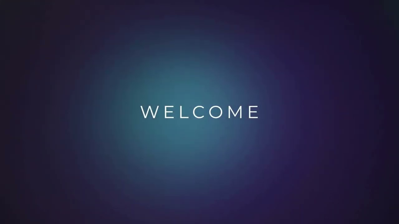 Colorful Blue and Purple Animated YouTube Outro