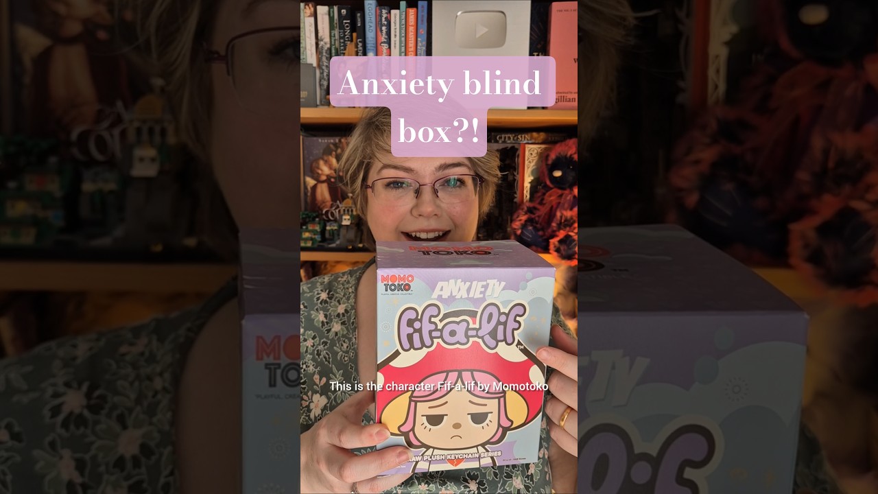 I found a BRAND NEW blind box - based on anxiety?! #unboxing #blindbox #momotoko